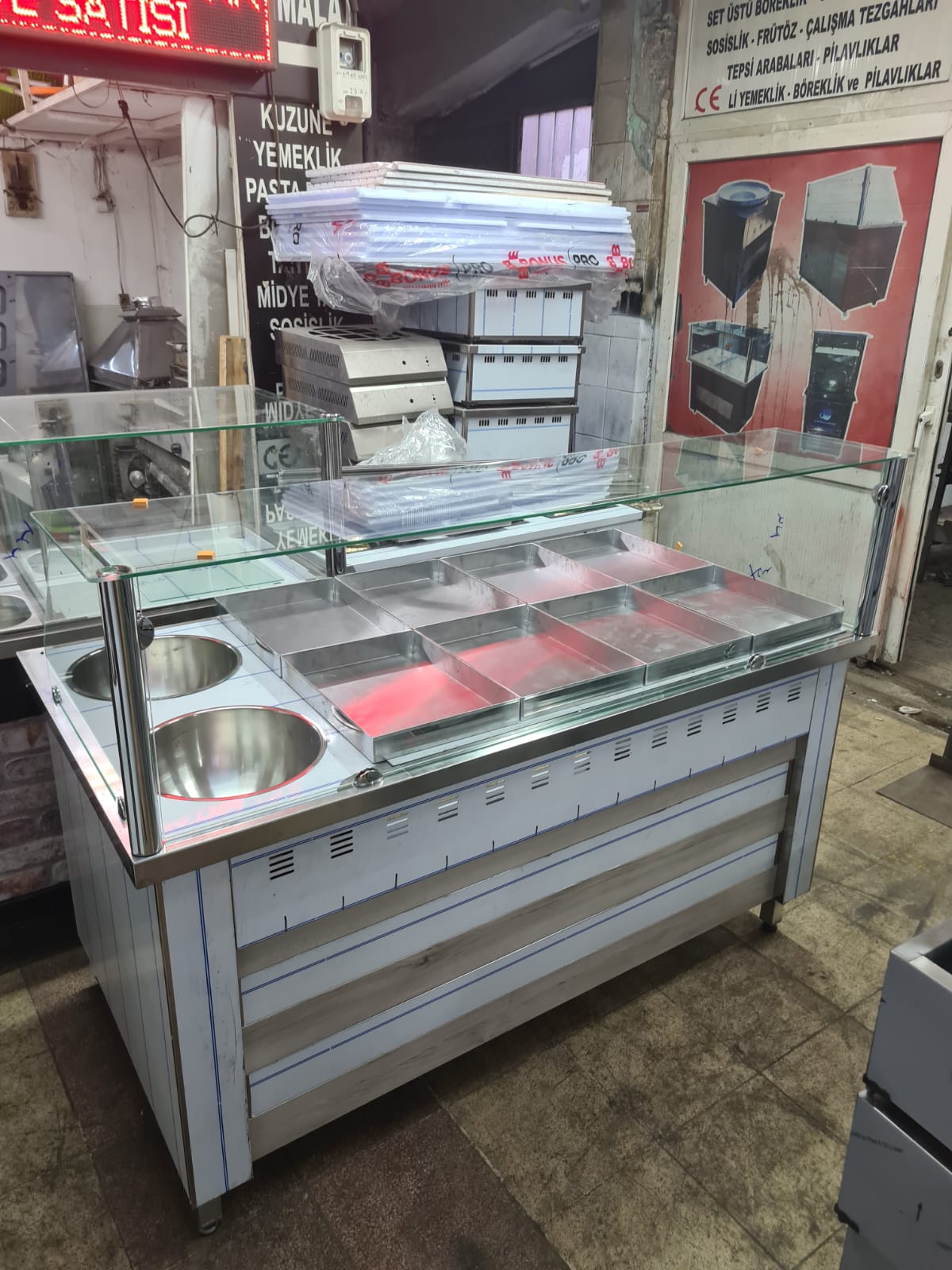 10 GÖZLÜ TEPSİLİ BENMARİ